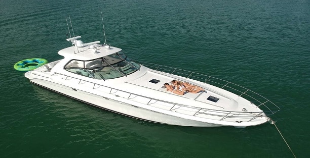 54' Searay Yacht Miami Blue Yacht Rental