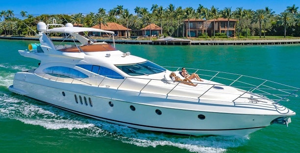 68' Azimut Yacht Miami Blue Yacht Rental