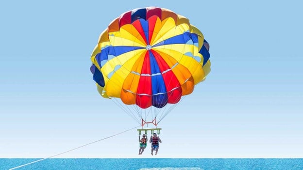 parasailing