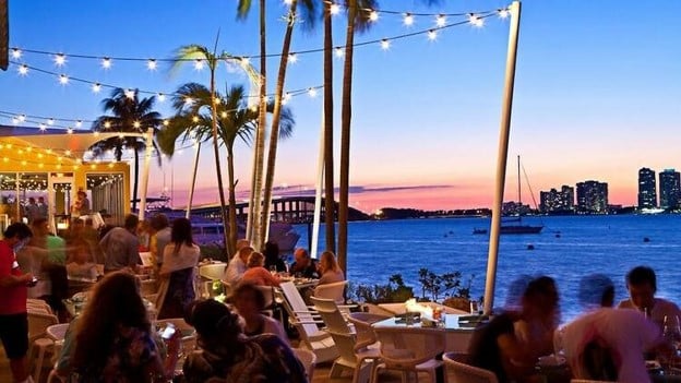 waterfront restaurant miami