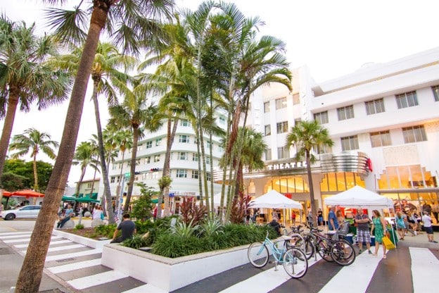 Lincoln Road Mall Miami Beach FL